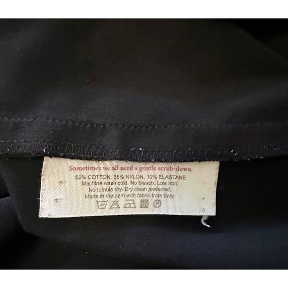 MM Lafleur Wms Sz 16 Black Powerstretch The Foster Pants Straight-Leg Workwear - Picture 5 of 9